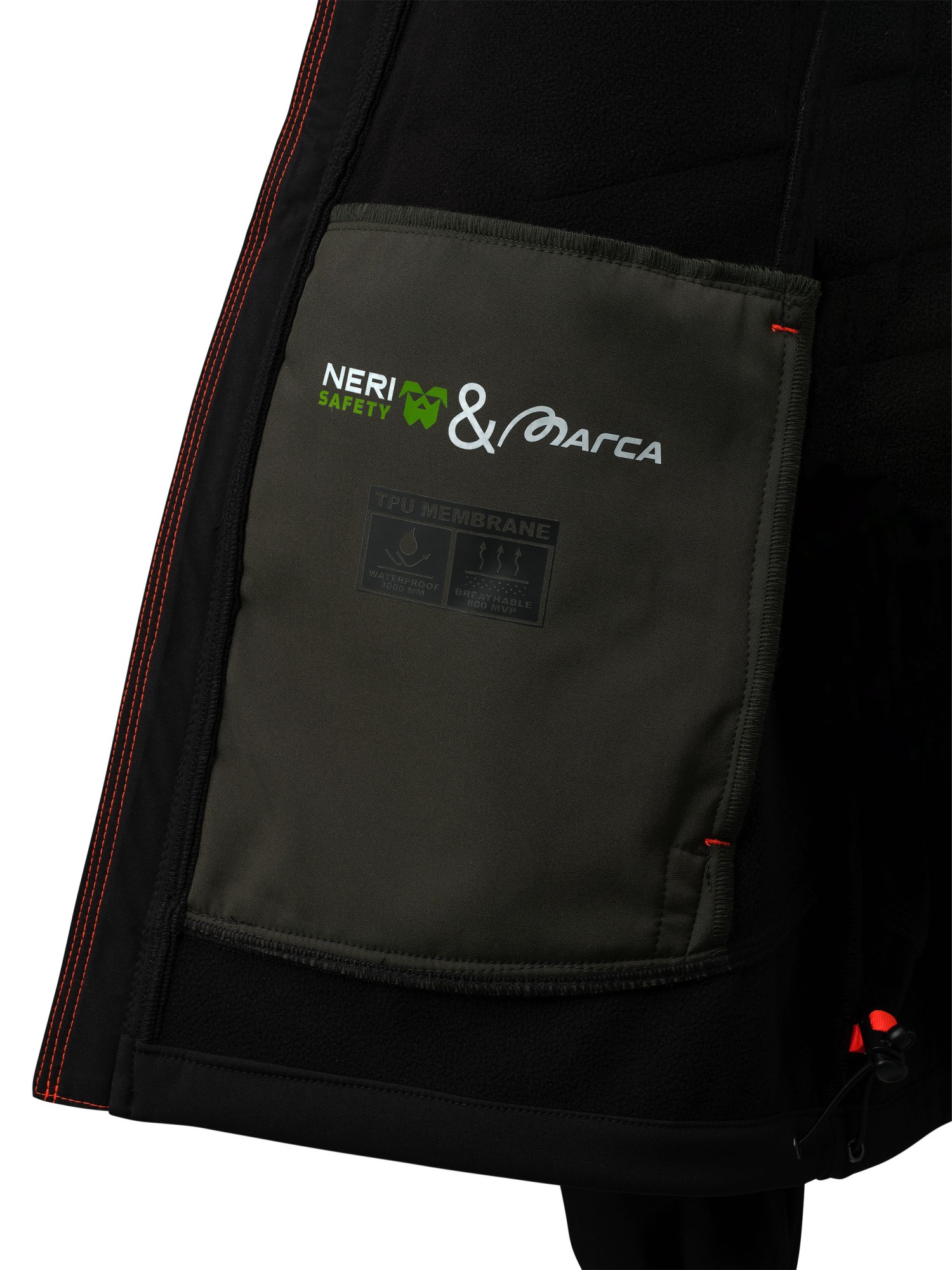 455144VNE Chaqueta NICE STRETCH SOFTSHELL verde/negro 310 gr.