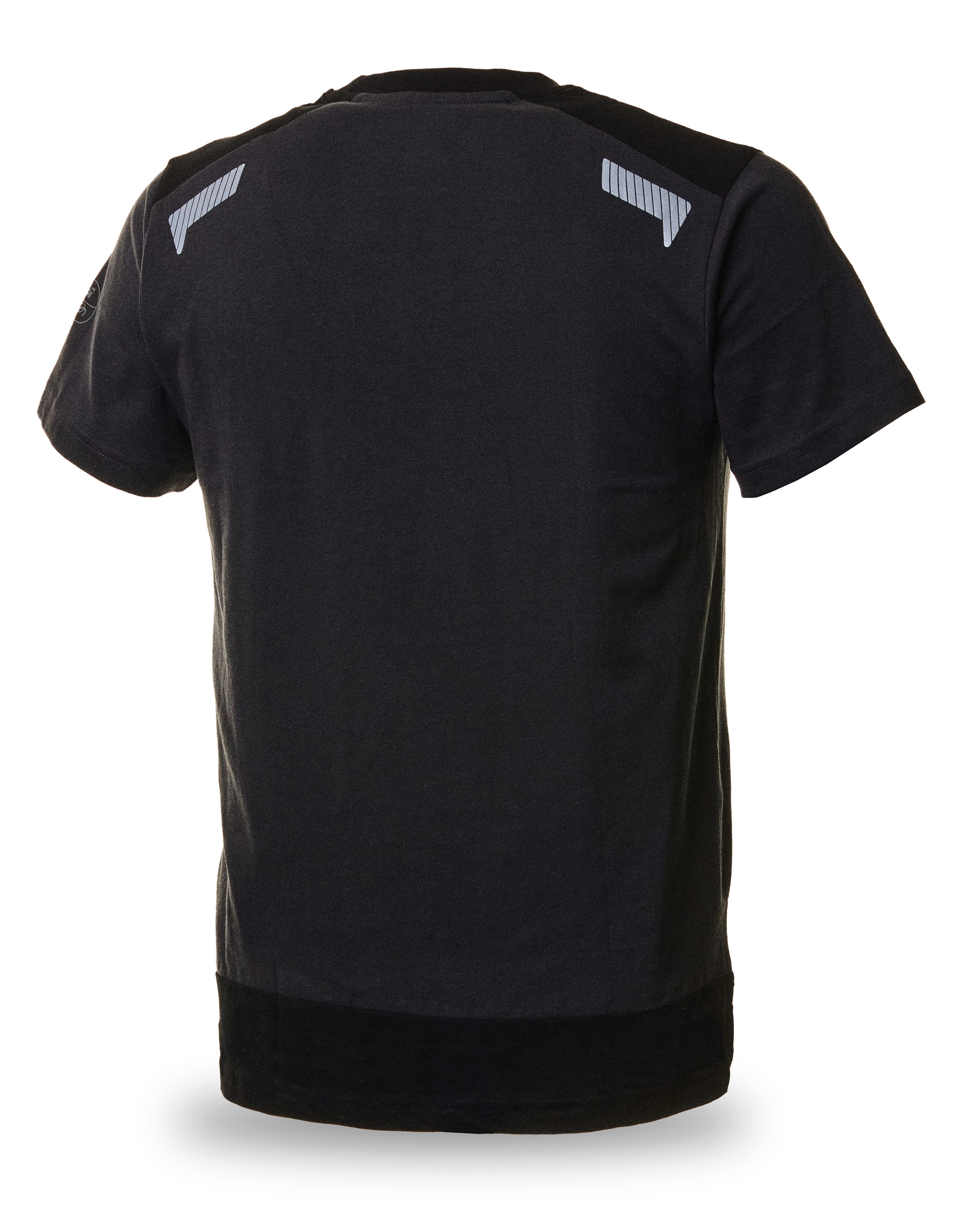 471138GNE Camiseta NICE STRETCH gris/negro algodón 145 gr.