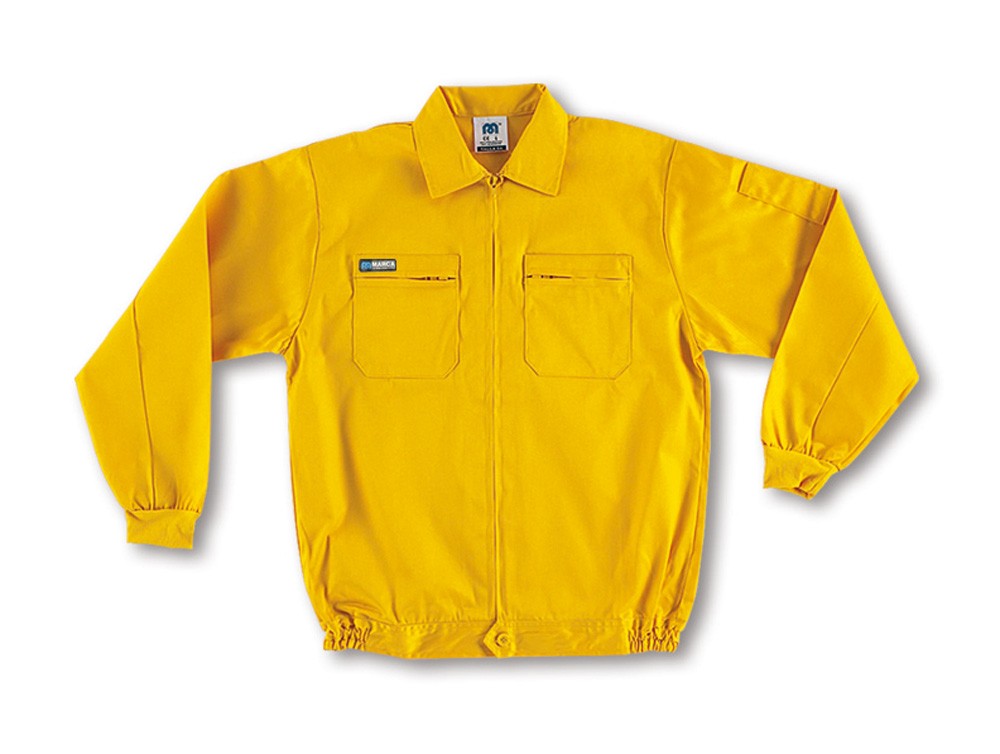 488CTTOPY Chaqueta amarilla poliéster/algodón de 245 g.