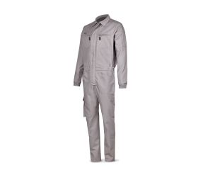 488BTTOPG Buzo gris poliéster/algodón de 245 g.