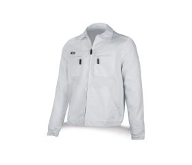 488CTTOPBL Chaqueta blanca poliéster/algodón de 245 g.