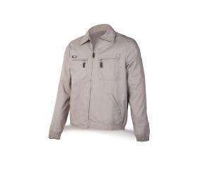 488CTTOPG Chaqueta gris poliéster/algodón de 245 g.
