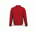 488CTTOPR Chaqueta roja poliéster/algodón de 245 g.