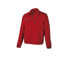 488CTTOPR Chaqueta roja poliéster/algodón de 245 g.