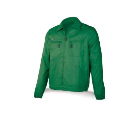 488CTTOPV Chaqueta verde poliéster/algodón de 245 g.