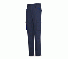 488PSUPTOPAM Pantalón azul marino en Algodón de 270 g. Multibolsillos