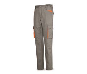 488PSUPTOPG Pantalón agris en Algodón de 270 g. Multibolsillos