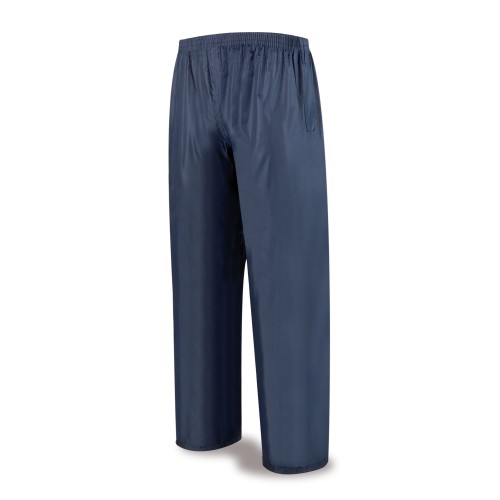 188PAIAM Pantalón de agua tipo INGENIERO Poliéster/PVC azul marino