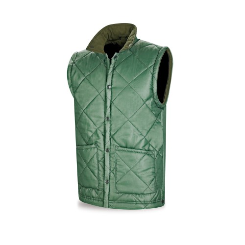 288PKRV Parka triple uso (chubasquero/husky/chaleco) modelo GALERNA verde 440 gr.