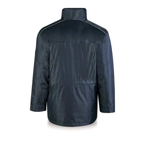 288PKRAM Parka triple uso (chubasquero/husky/chaleco) modelo GALERNA. Azul Marino 440 gr.