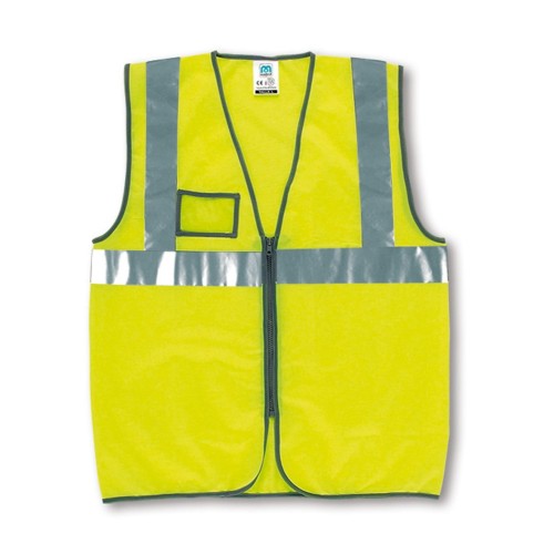 288-VFCY CHALECO CREMALLERA AMARILLO FLUO TALLA
