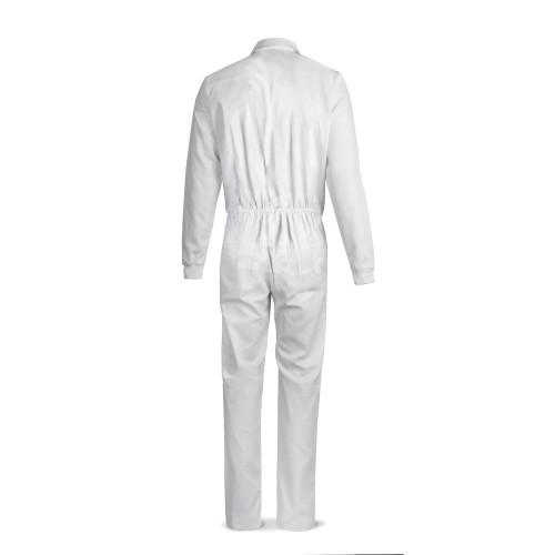 388BTBL Buzo blanco poliéster/algodón 200 g.