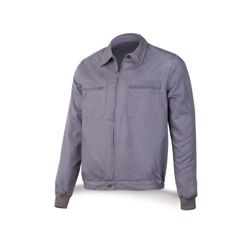 388CG Chaqueta gris poliéster/algodón 200 g.