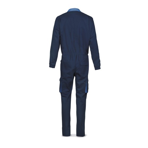 488BSUPTOPAM Buzo azul marino algodón de 270 g. Multibolsillos