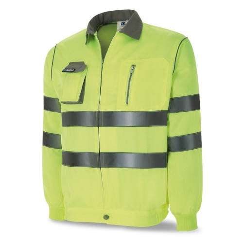 488CFTOPYF Chaqueta Alta Visibilidad poliéster/algodón 230g.