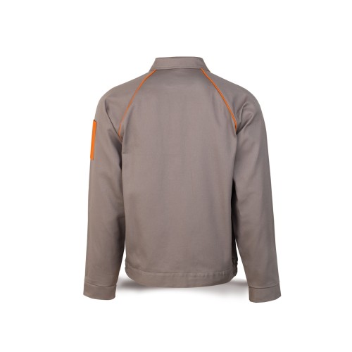 488CSUPTOPG Chaqueta gris en Algodón de 270 g.