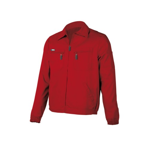 488CTTOPR Chaqueta roja poliéster/algodón de 245 g.