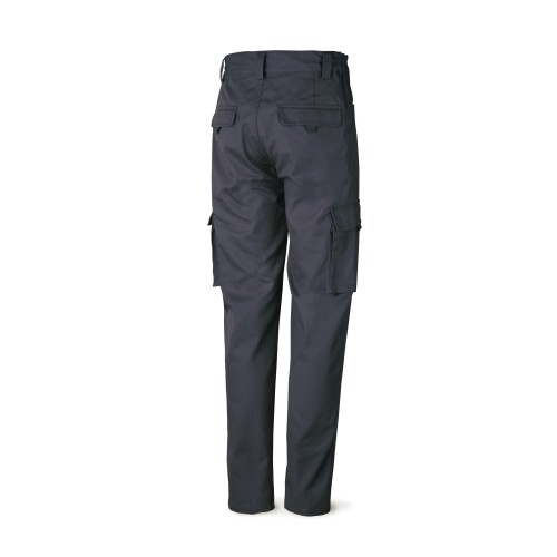 488PTOPAM Pantalón azul marino algodón de 245 g. Multibolsillo