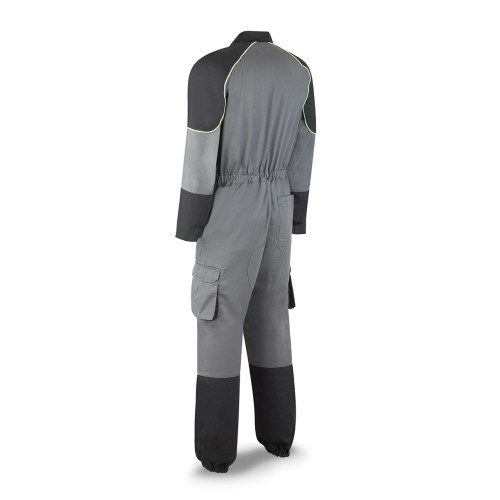 588BTGNE Buzo FIRST LINE gris/negro poliéster/algodón 245 gr.