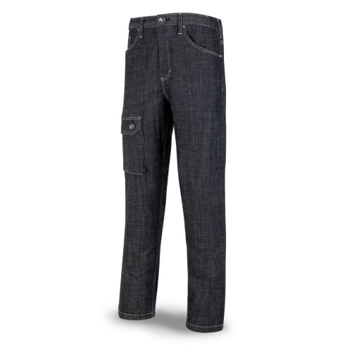 588PVA Pantalón STRETCH vaquero azul marino 290 gr.