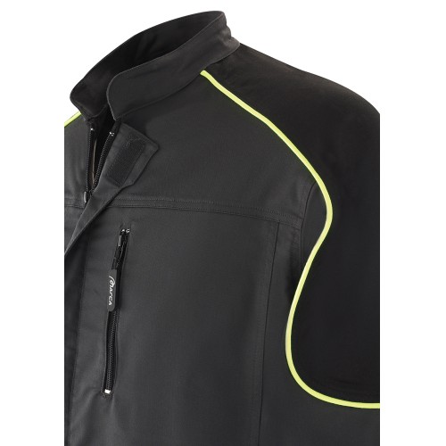 588CPSGNE Chaqueta PRO SERIES Stretch gris/negro poliéster/algodón 245 gr.