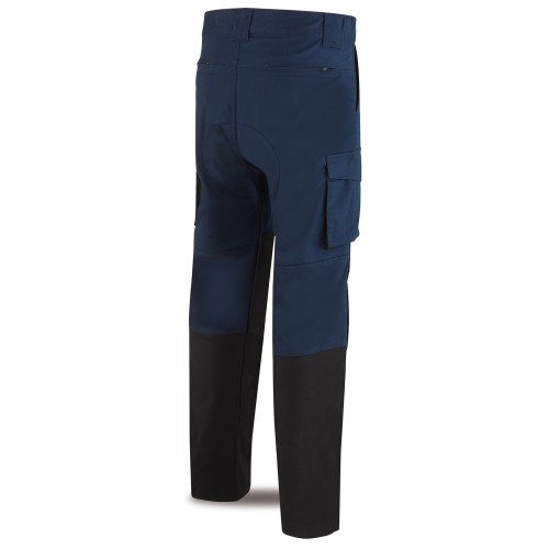 588PPSDAMNE Pantalón PRO SERIES Stretch azul marino/negro poliéster/algodón 245 gr.