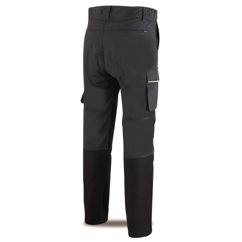 588PPSGNE Pantalón PRO SERIES Stretch gris/negro poliéster/algodón 245 gr.