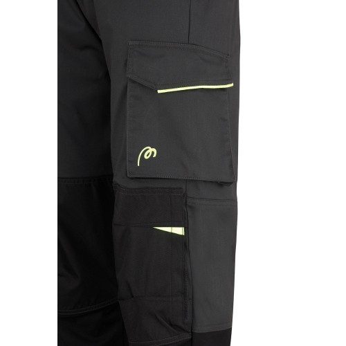 588PPSGNE Pantalón PRO SERIES Stretch gris/negro poliéster/algodón 245 gr.