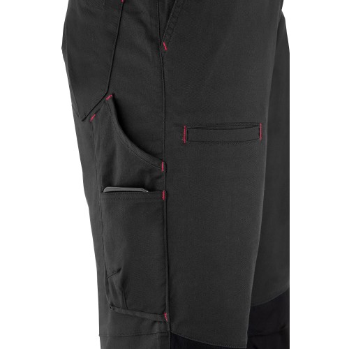 588PSSG Pantalón STRETCH gris poliéster/algodón 245 gr. Multibolsillo