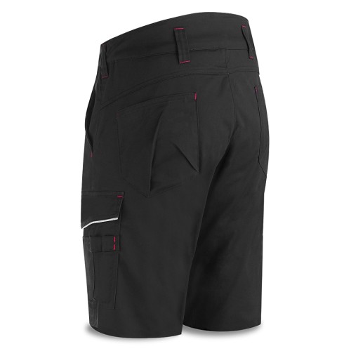 588SSSG Bermuda STRETCH Pro Series gris 245 gr. Multibolsillo.