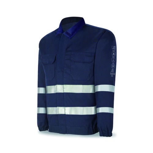 988CIRAM Chaqueta IGNÍFUGA y ANTIESTÁTICA Multinorma algodón 260 gr.