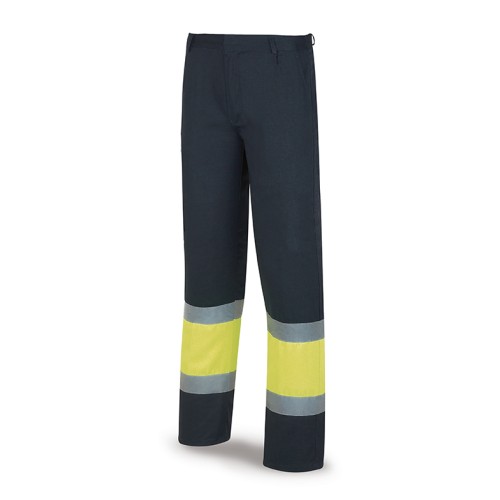 988PFYICAM Pantalón IGNÍFUGO y ANTIESTÁTICO Alta Visibilidad 260 gr.