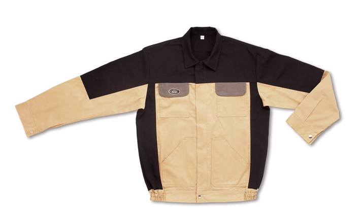 588CMNBN Cazadora algodón canvas 260 grs. Color beige/negro.