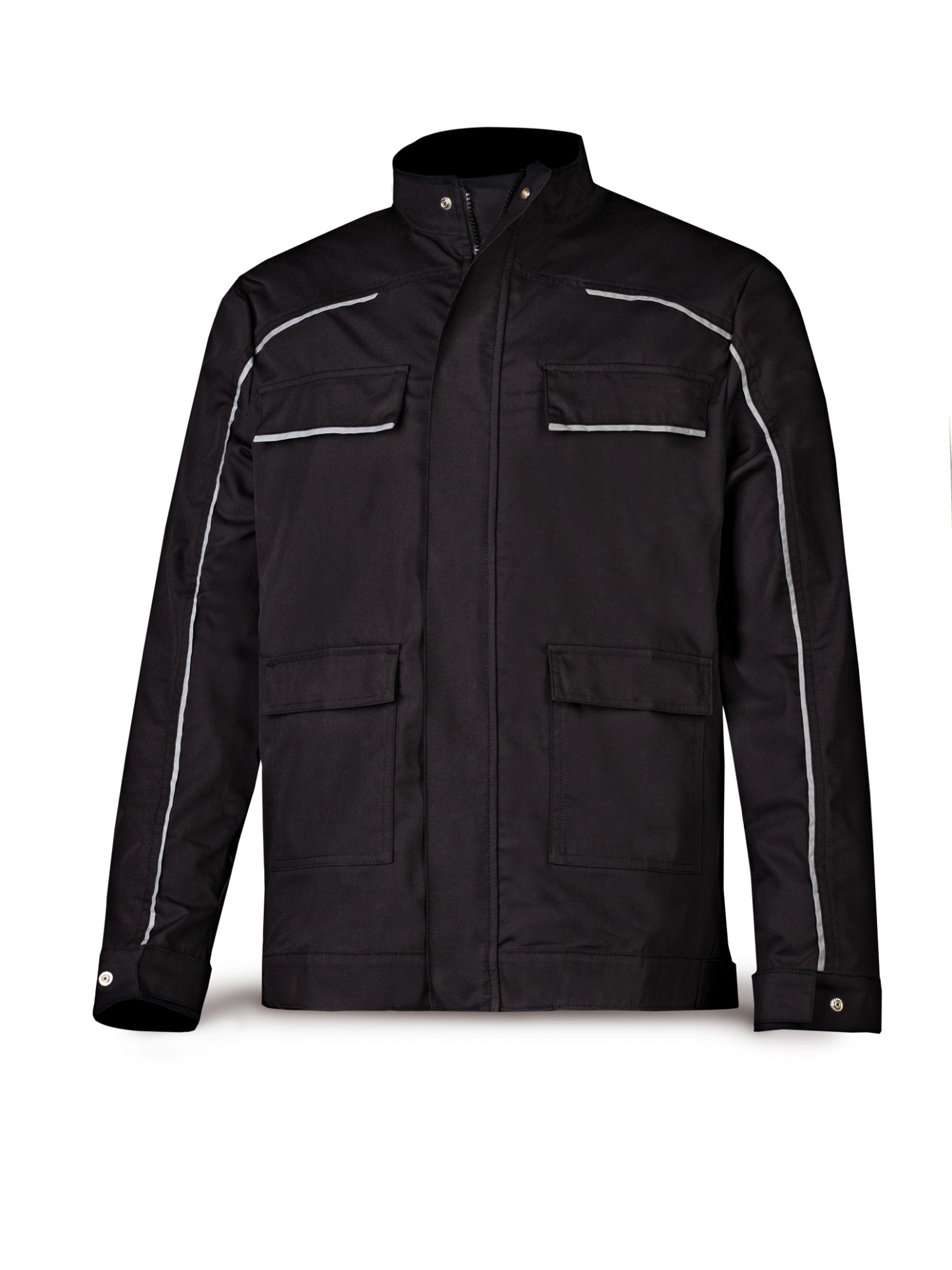 588CCNE Chaqueta CANVAS negro poliéster/algodón 245 gr.
