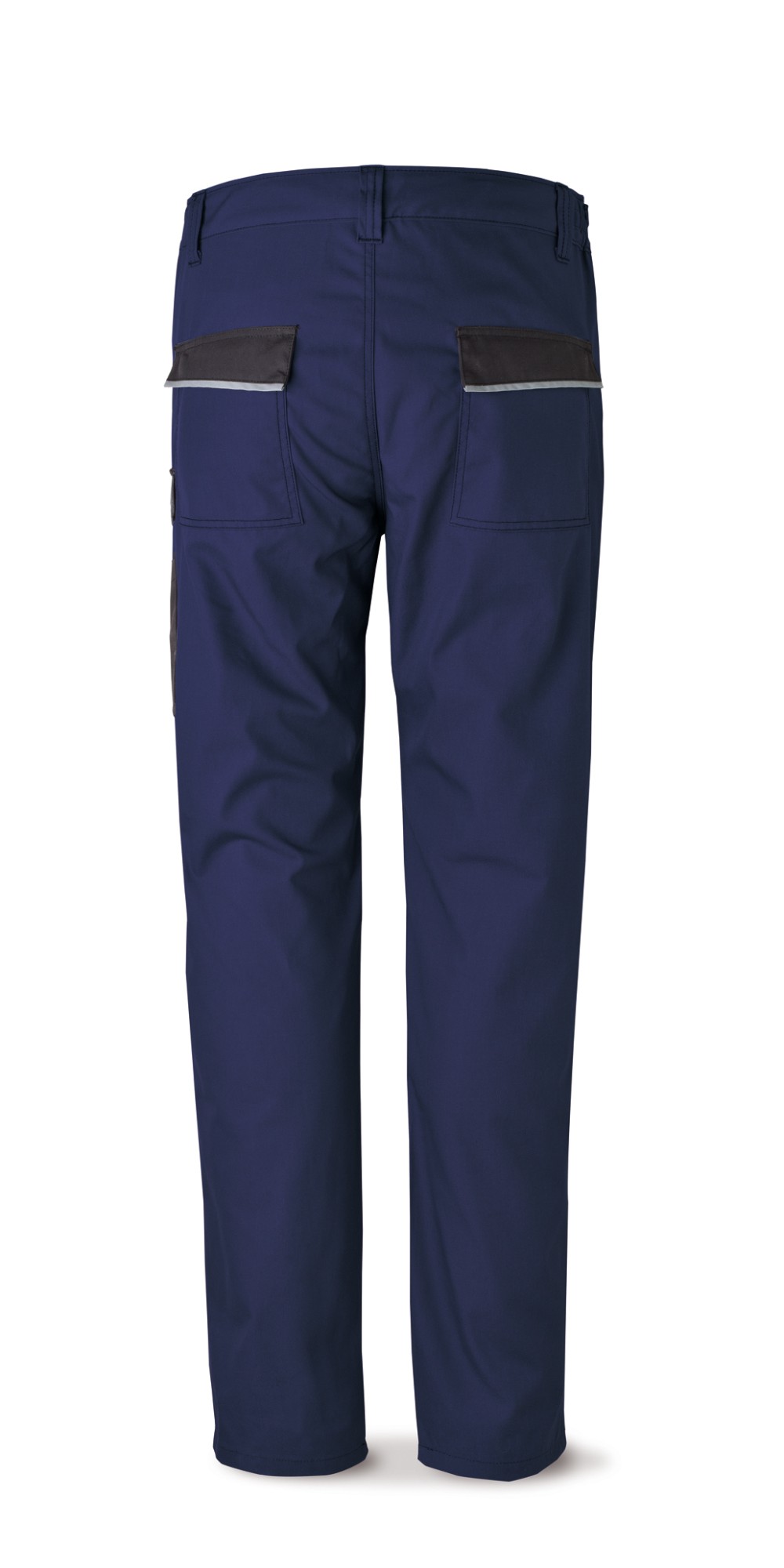 588PCAMNE Pantalón CANVAS azul marino/negro poliéster/algodón 245 g. Multibolsillos
