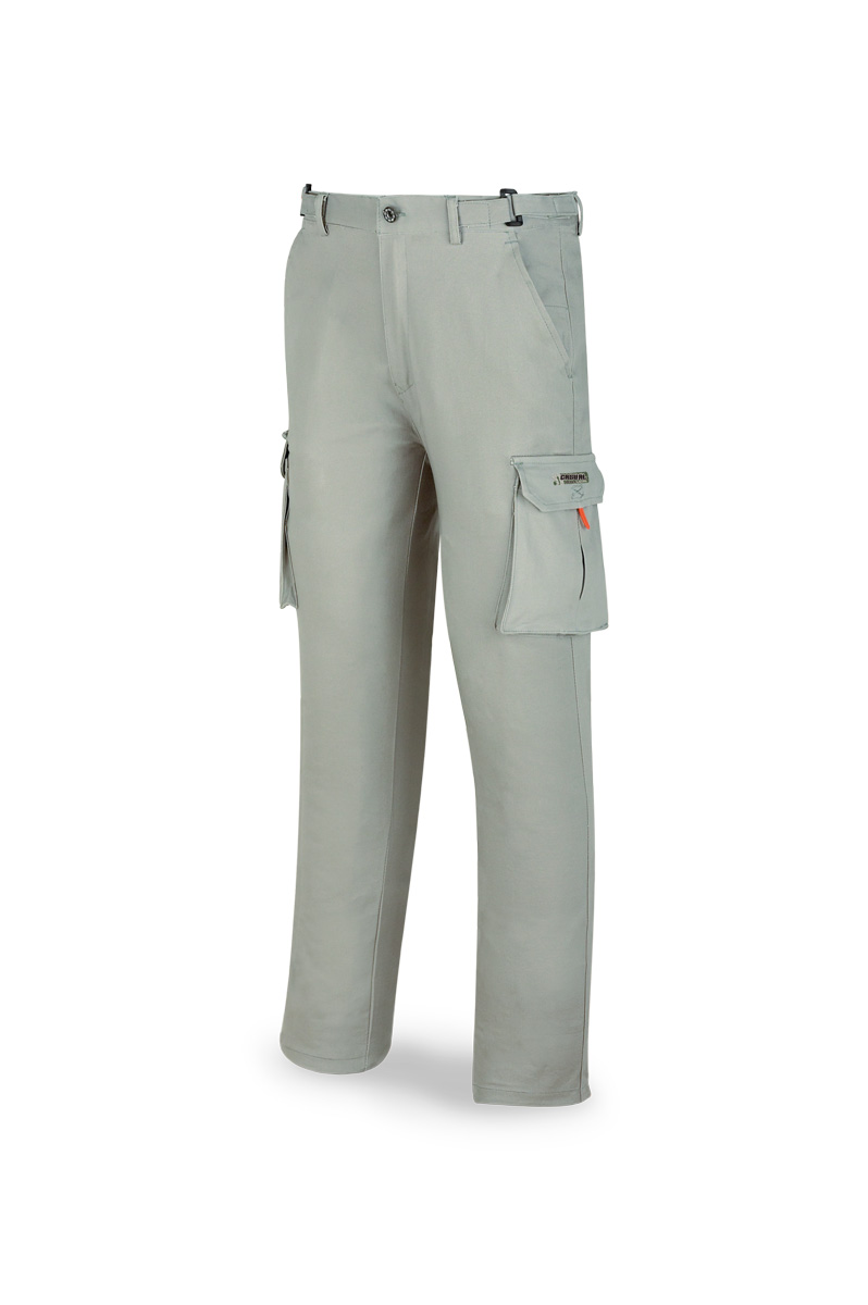 588PELASTG Pantalón ELÁSTICO, algodón y elastano. Color Gris.