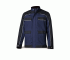 588CCAMNE Chaqueta CANVAS azul marino/negro poliéster/algodón 245 gr.