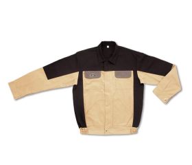 588CMNBN Cazadora algodón canvas 260 grs. Color beige/negro.