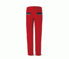 588PCRN Pantalón CANVAS rojo/negro poliéster/algodón 245 g. Multibolsillos