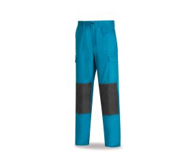 588PSTAE Pantalón STRETCH Pro Series azul eléctrico algodón 220 gr. Multibolsillos
