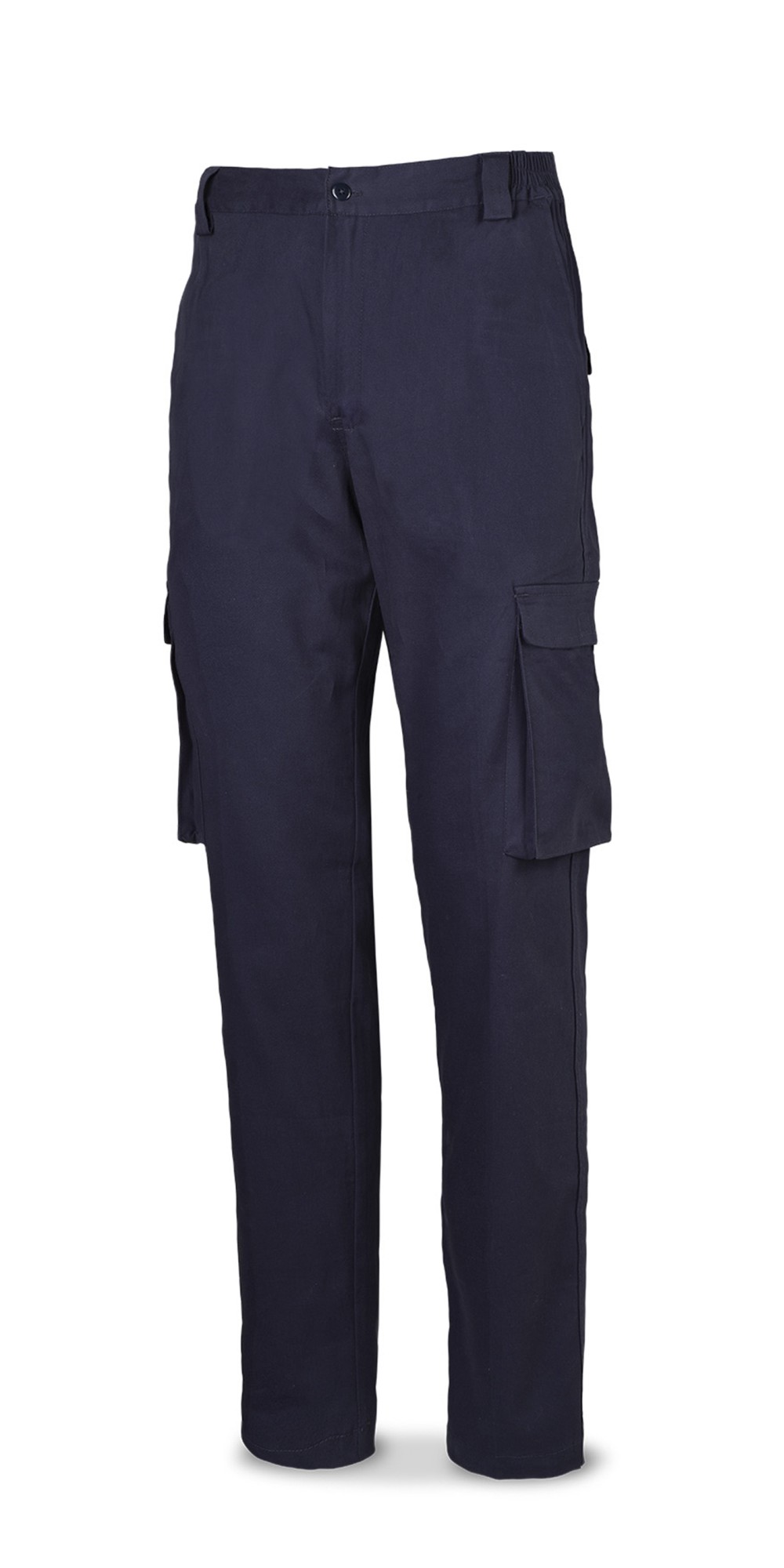 588PBSNAM Pantalón STRETCH azul marino algodón 240 gr. Multibolsillos. TALIO