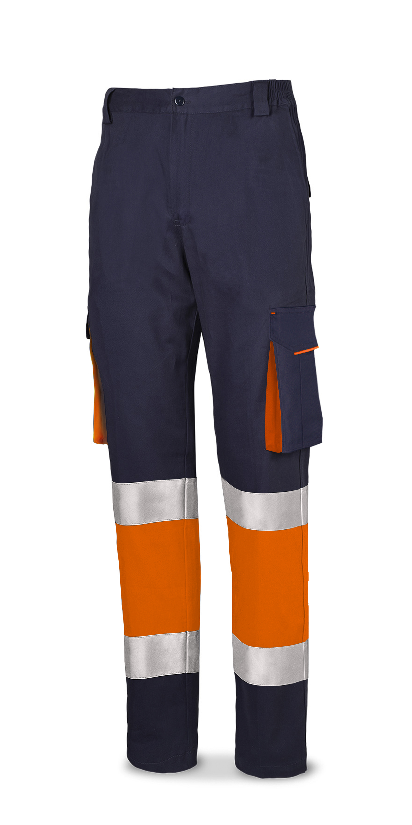 588PSTFNFA Pantalón bicolor de alta visibilidad poliéster/algodón 240 g.