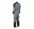 588BTGNE Buzo FIRST LINE gris/negro poliéster/algodón 245 gr.