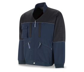 588CTAMNE Chaqueta FIRST LINE azul marino/negro poliéster/algodón 245 gr.