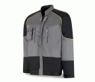 588CTGNE Chaqueta FIRST LINE gris/negro poliéster/algodón 245 gr.