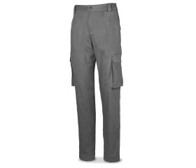 588PBSG Pantalón STRETCH gris algodón 240 gr. Multibolsillo.