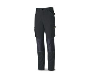 588PSTRNE Pantalón STRETCH Pro Series negro algodón. 220 gr. Multibolsillos