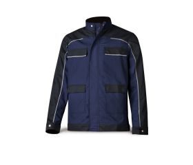 588CCAMNE Chaqueta CANVAS azul marino/negro poliéster/algodón 245 gr.