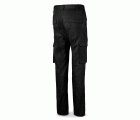 588PBSNE Pantalón STRETCH negro algodón 240 gr. Multibolsillo.