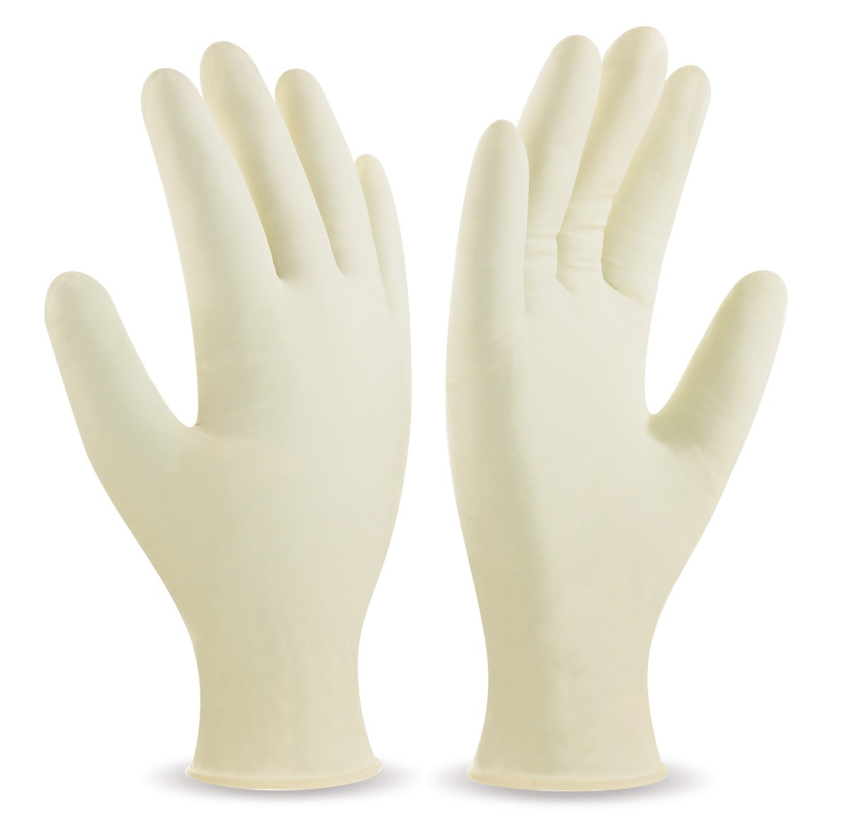 Guante desechable latex l